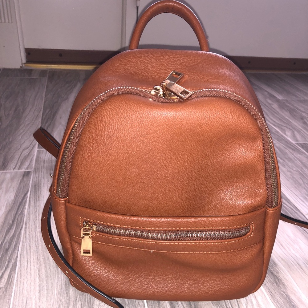 Brown Backpack Purse